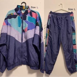 Retro Style Ski Set